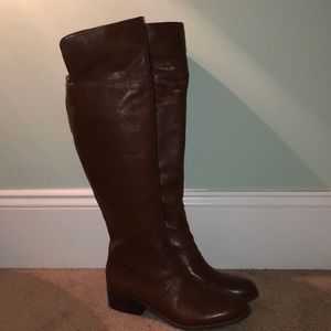 Tall Leather Riding Boots